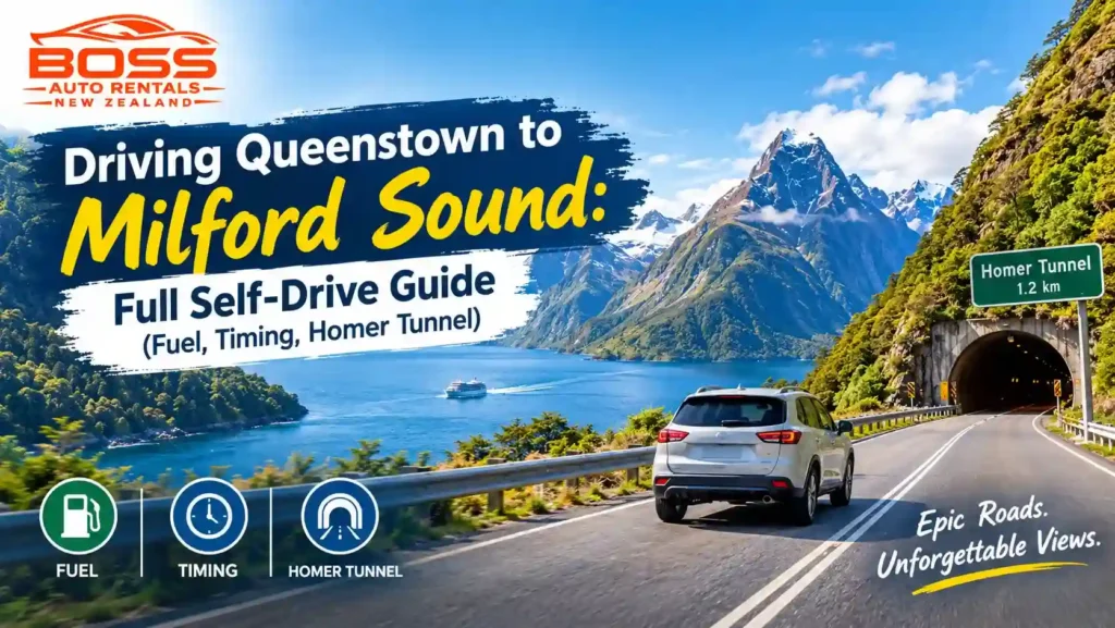 Queenstown to Milford Sound self-drive road trip and Homer Tunnel